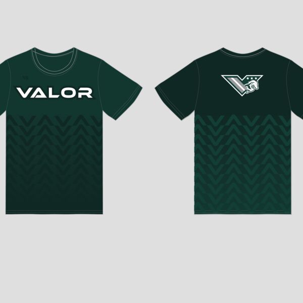 Valor V Sublimated T Shirt Thumbnail