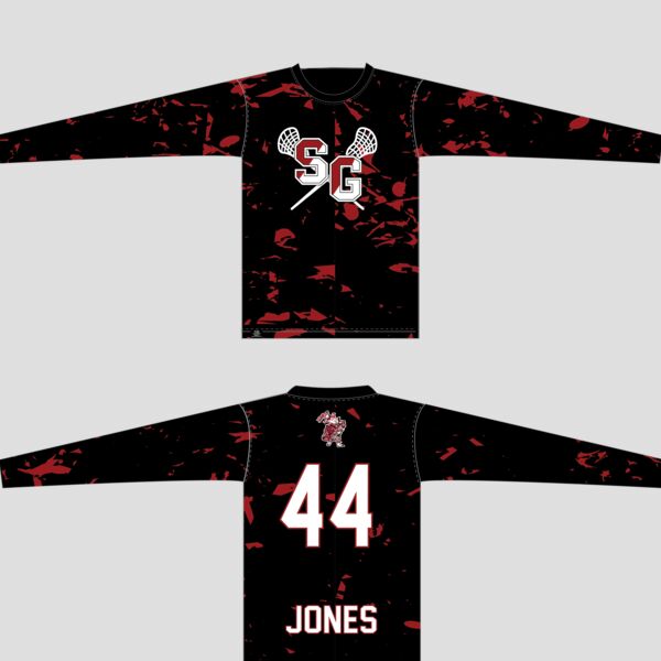 Tartan Crimson Speckled Long Sleeve Shirt Thumbnail