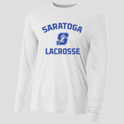 SYLA Lacrosse Blue (OW) - Youth Cooling Performance Long Sleeve Tee 2 Thumbnail