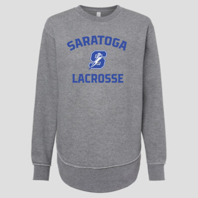 SYLA Lacrosse Blue- Women's Weekend Fleece Crewneck Sweatshirt Thumbnail