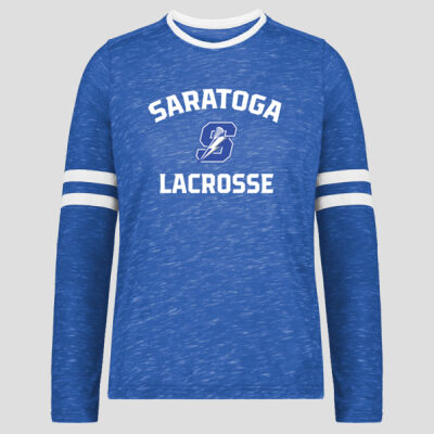 Syla Lacrosse White - Girls Monterey Long Sleeve Tee Thumbnail