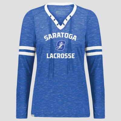Syla Lacrosse White - Ladies Monterey Long Sleeve Tee Thumbnail