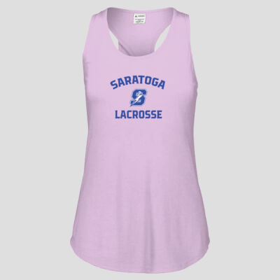 Syla Lacrosse Blue - Girls' Lux Triblend Tank Top Thumbnail