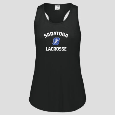 Syla Lacrosse White - Girls' Lux Triblend Tank Top Thumbnail